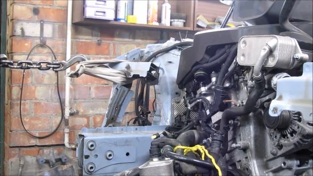 BMW 3. Repair of a body and minimum of painting. Ремонт кузова и минимум покраски. смотреть онлайн