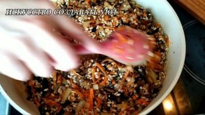 Перловка с грибами в горшочках. Постная перловая каша. Постное меню.