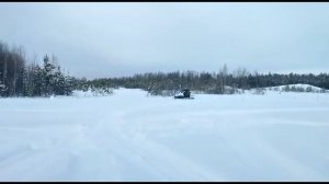 Покатушки на снегоходе стелс Ермак 800 двухлыжный