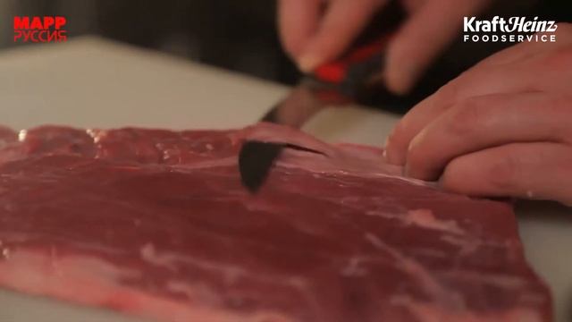 Мясной тартар с соусом Parmegiano Heinz смотреть онлайн