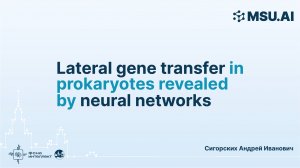 Lateral gene transfer in prokaryotes revealed by neural networks