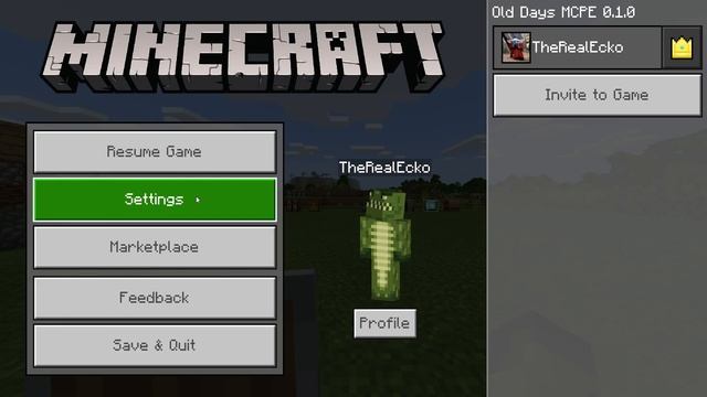 How To Turn Your MCPE Into OLD Minecraft Pocket Edition v0.1.0 (Updated) смотреть онлайн