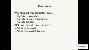 Big Data, Hadoop, and Social Media In Action: Part 1 - Overview