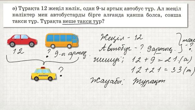 Математика 2 сынып 62 сабақ Кестелер мен диаграммалар