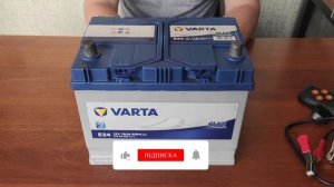 Огляд акумулятора Varta Blue Dynamic E24 70Ah 630A JL+