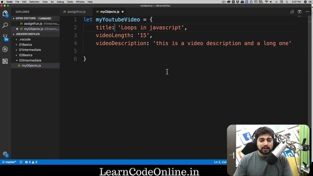 Objects in javascript
