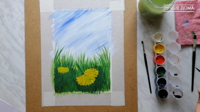 Видеоурок по рисованию «Одуванчики» от руководителя кружка ИЗО, аппликации и лепки «Юный художник» смотреть онлайн