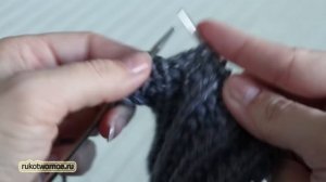 ✔ПОЛЬСКАЯ РЕЗИНКА СПИЦАМИ | ПО КРУГУ И ПРЯМЫМИ И ОБРАТНЫМИ РЯДАМИ