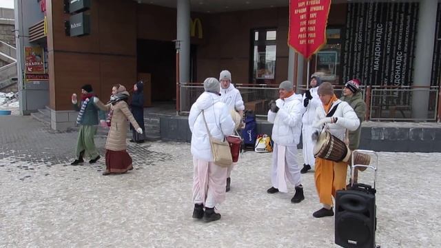 19 фев 2016 - Харинама в Новосибирске, м. Речной вокзал смотреть онлайн