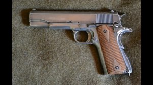 Gletcher CLT 1911 - пневматический пистолет и стрельба из него по бутылкам!