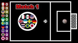 Mini Soccer #3 ~48 Countries marble game~ | Marble Factory 2nd