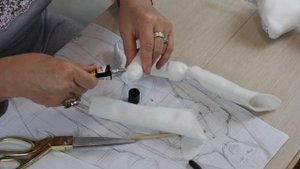 Онлайн-курс "Авторская кукла в историческом костюме". Мастер-класс №11