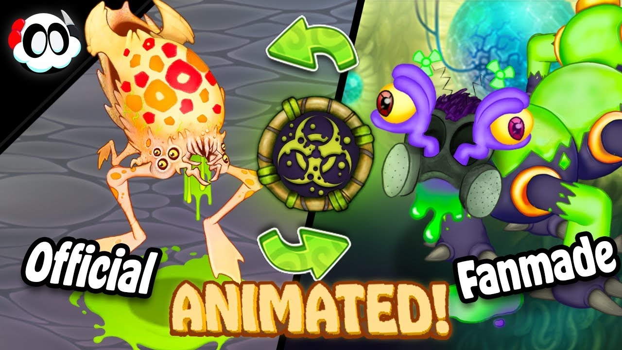 My Singing Monsters - If the OFFICIAL and FANMADE Poison Quads SWAPPED Sounds!!! [ANIMATED]