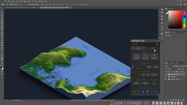 How To Create A 3d Terrain With Google Maps And Height Maps In Photoshop - 3d Map Generator Terrain смотреть онлайн