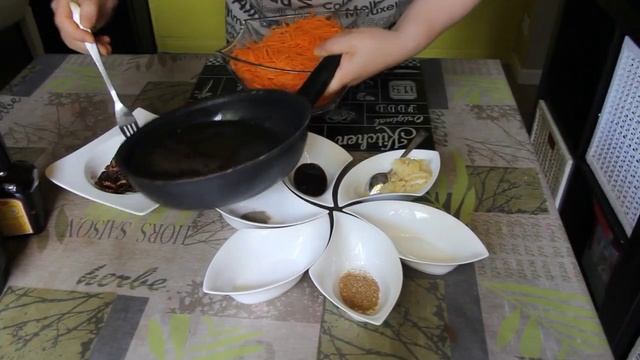 Готовим у Каси / Корейская кухня Морковь по корейски самый легкий салат