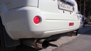 Nissan X-Trail GT выхлоп