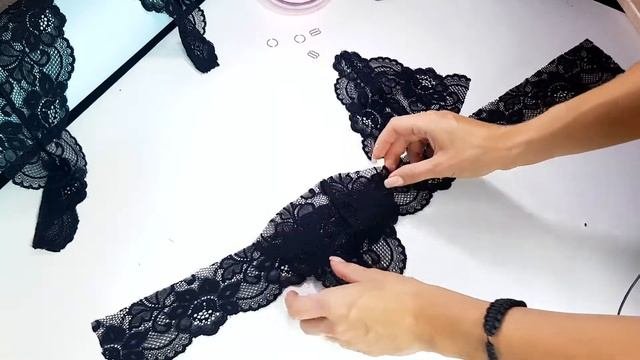 DIY | Как сшить комплект белья своими руками| Шьём бралетт и трусики!