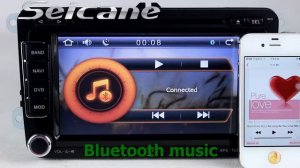 OEM 2005-2011 VW Touran Caddy Jetta gps radio audio system with bluetooth music dual-zone function