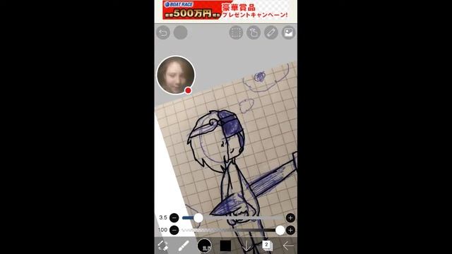 Стрим игры рисую себя и кулай "ibisPaint X". смотреть онлайн