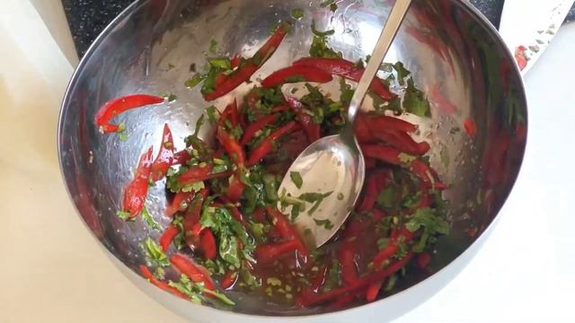 Шашлычки из Телапии в азиатском стиле с маринованным Дайконом