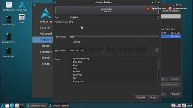 Manual Partition Artix Linux | GPT UEFI | MBR LEGACY | Single Boot Artix Linux Install смотреть онлайн