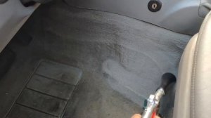 Обработка коврового покрытия авто системой Tornador