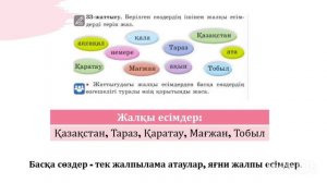 Қазақ тілі 2-сынып 92-сабақ