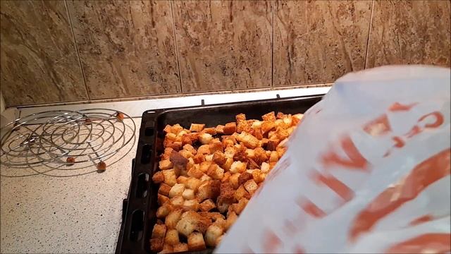 ▶️АРОМАТНЫЕ СУХАРИКИ С ЧЕСНОКОМ!??Кулинарный рецепт. смотреть онлайн