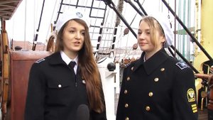 Торжественная встреча барка «Крузенштерн» в Санкт-Петербурге