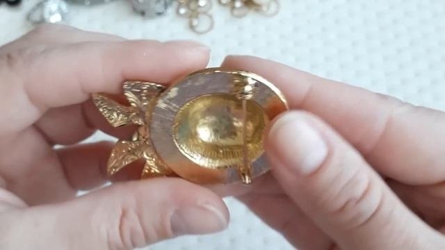 33. Продолжение распаковки винтажной бижутерии с Ebay.