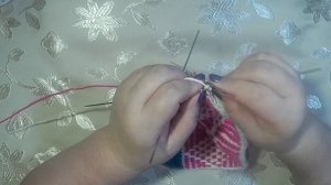 Часть 3 . Красивые Носки узором Ленивый Жаккард Спицами .Носочки Уютные.