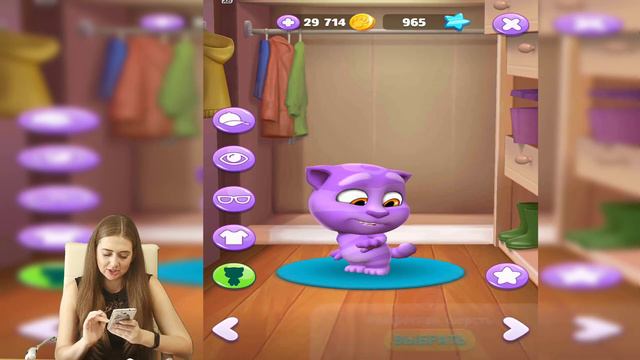 Мой Говорящий Том 2 НОВАЯ ИГРА #7 Друзья Анджела Хомяк My Talking Tom 2 Игровой мультик для детей смотреть онлайн