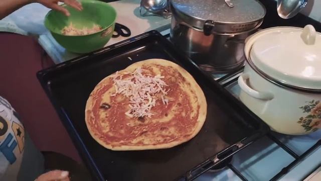 Как приготовить пиццу дома! За 10 минут