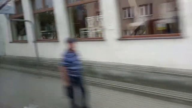 Ухоженный пригород Гданьска из автобуса смотреть онлайн