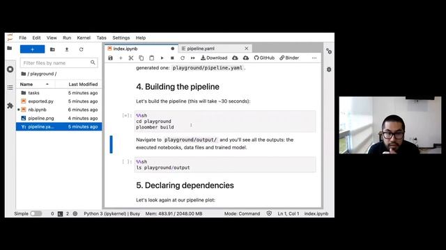 [39] Pipelines in Jupyter with Ploomber (Eduardo Blancas) смотреть онлайн