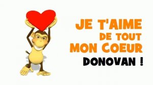 SAINT VALENTIN - JE T'AIME DONOVAN