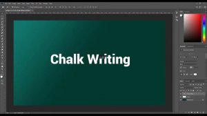 Photoshop tips—In one minute, you can easily create the stylized chalk text effect！