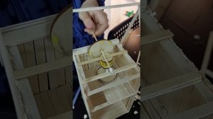 Макет мельницы с работающим механизмом. Игорь Ломов.