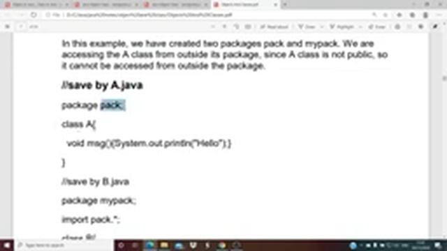 Class And Object Access Specifier Modifier(public,protected,default,private Arrays of Object in Jav смотреть онлайн