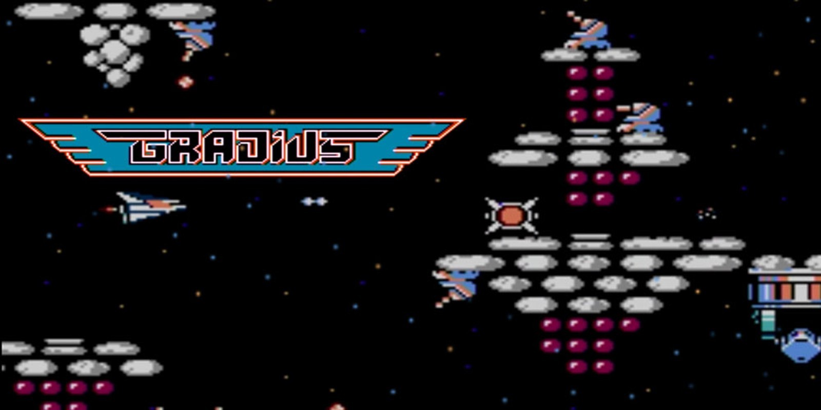 Gradius II полное прохождение со взломом на бафы Dendy Денди NES Nintendo Famicom