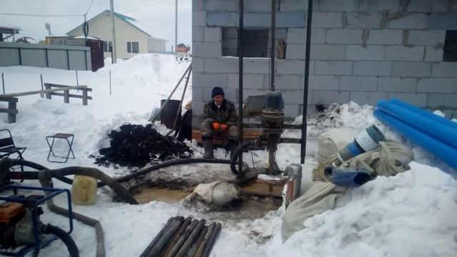 #4 Бурение зимой -20°. Паренкина.