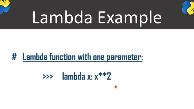 Lambda Function in Python | Anonymous Function | Python Tutorial for Beginners | Python Training
