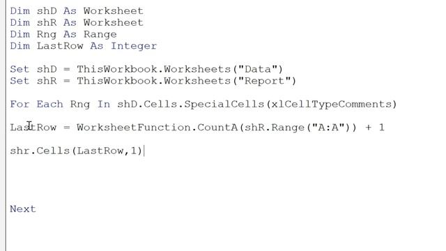 Fetch Excel Comments and Create an Automated Report using VBA | Vivekananda Sinha | Video 64