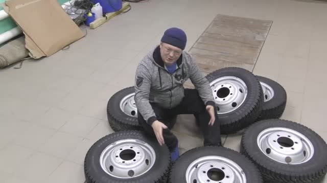 Газель. Правильность установки шин Nokian Nordman C.