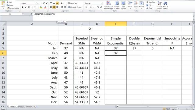 Time Series Forecasting in Excel смотреть онлайн