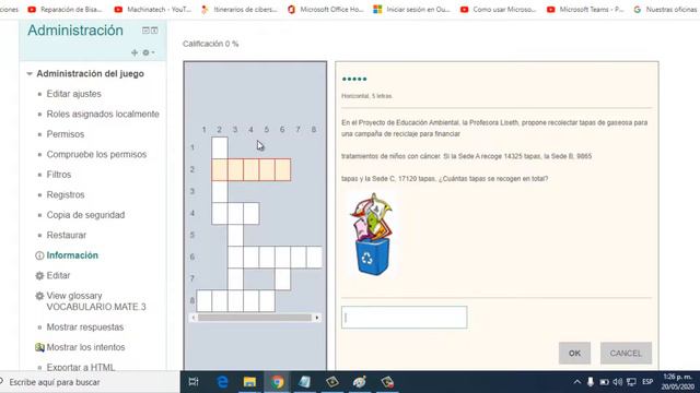 🎨🎨Crear Juego Moodle Crucigrama y ¿Quién Quiere ser Millonario? - Rol Docente (2020)🎨🎨 смотреть онлайн