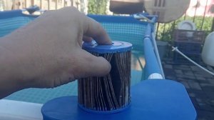 Очистка бассейна перекисью водорода,  часть второя