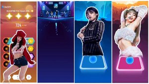 BLACKPINK PINK VENOM JISOO FLOWER WEDNESDAY BLOODY MARY LISA MONEY Tiles Hop EDM Rush.mp4
