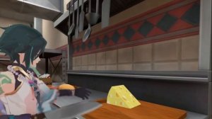 Cooking with Xiao 2 ГОТОВИМ С СЯО (Genshin VR) ПЕРЕВОД НА РУССКИЙ